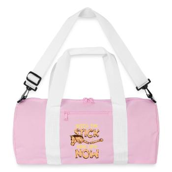 Anti Hobby Horsing - Recycled Duffel Bag - pink/white - Front