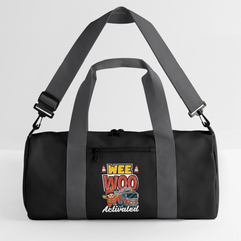 Wee Woo Squad Fire Tiny Feuerwehrmann Recycelte Duffel Bag