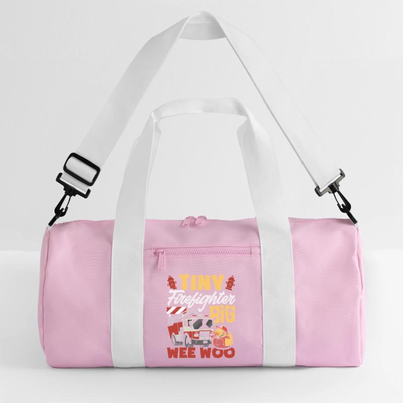 Wee Woo Squad Fire Tiny Firefighter Recycled Duffel Bag