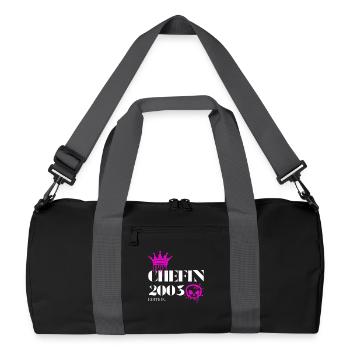 Édition Chefin 2003 22e anniversaire Diction - Sac de sport recyclé - noir/gris graphite - Devant