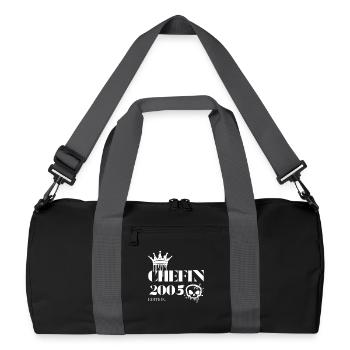 Édition Chefin 2005 Design Vintage - Sac de sport recyclé - noir/gris graphite - Devant