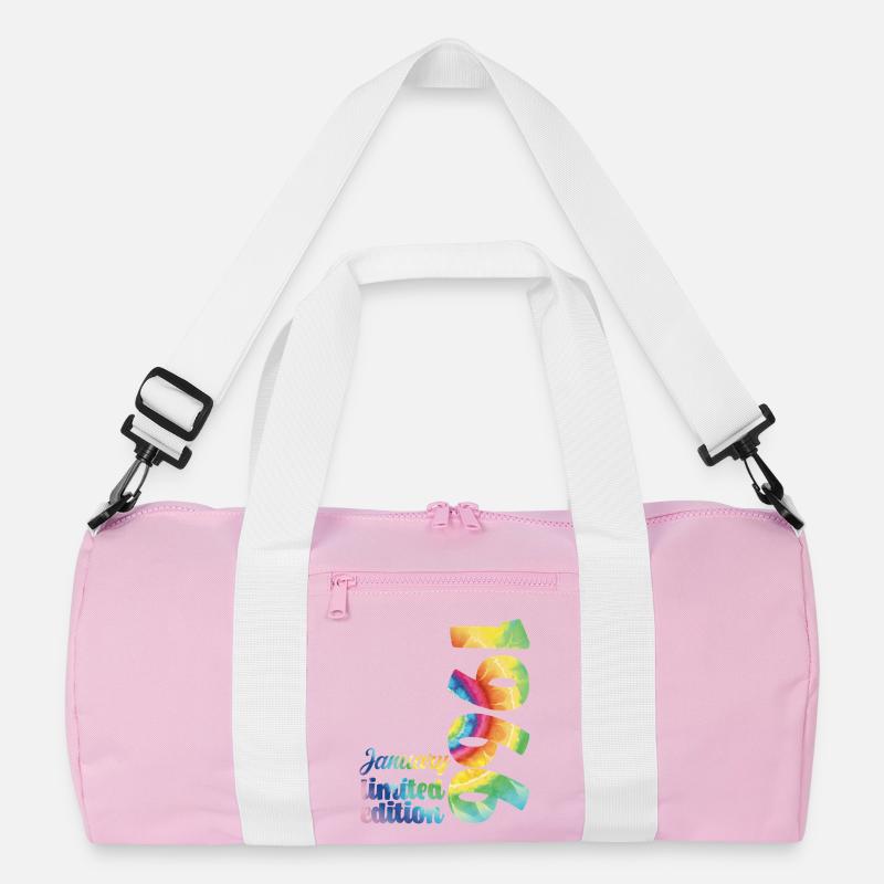 Geburtstag Januar 1966 Geschenk Tie And Dye Tee Recycelte Duffel Bag