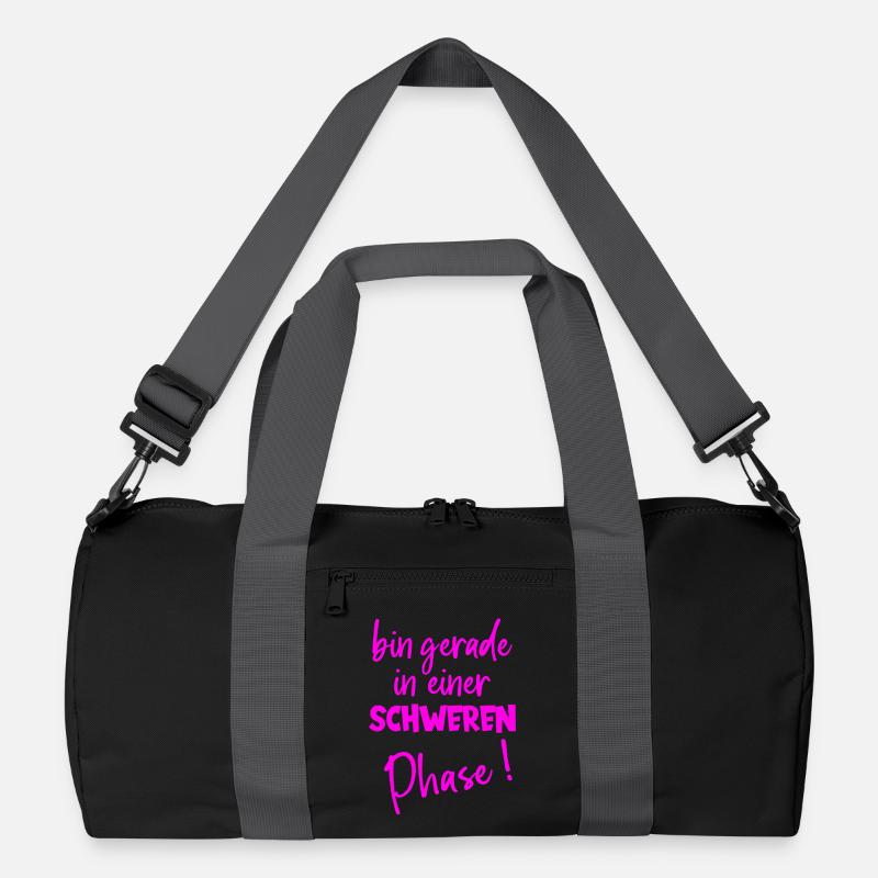 Bin Gerade In Einer Schweren Phase Humor Gewicht Recycelte Duffel Bag