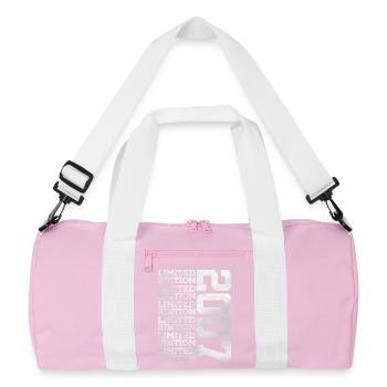 LIMITED EDITION 2007 19 YEARS 19TH BIRTHDAY - Recycled Duffel Bag - pink/white - Front