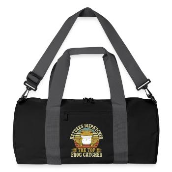 Frog Catcher Dispatcher Frog - Recycled Duffel Bag - black/graphite grey - Front