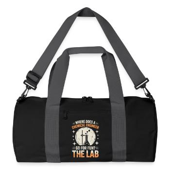 Proud engineering lab life - Recycled Duffel Bag - black/graphite grey - Front