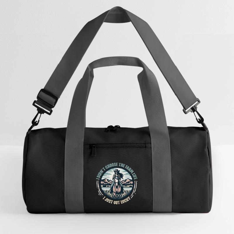 Ehefrau eines Bauern Mutter Recycelte Duffel Bag