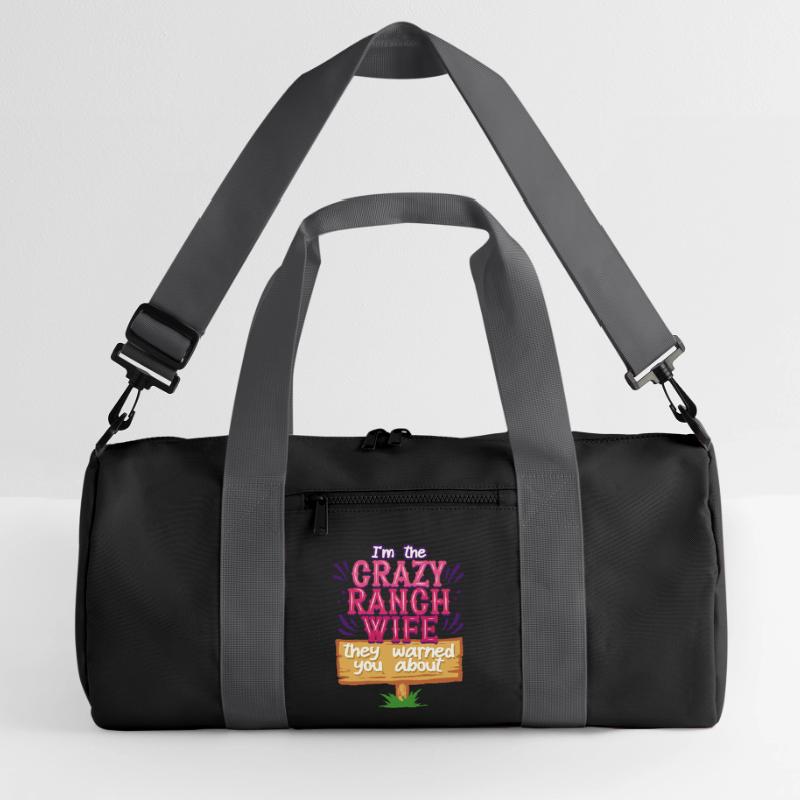 Ehefrau eines Bauern Mutter Recycelte Duffel Bag