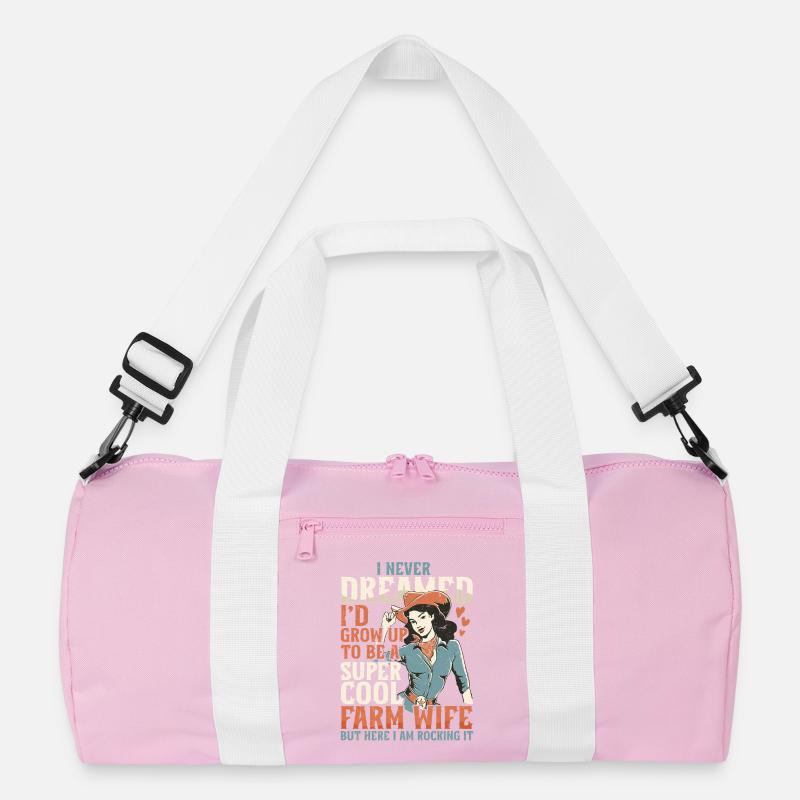 Ehefrau eines Bauern Mutter Recycelte Duffel Bag
