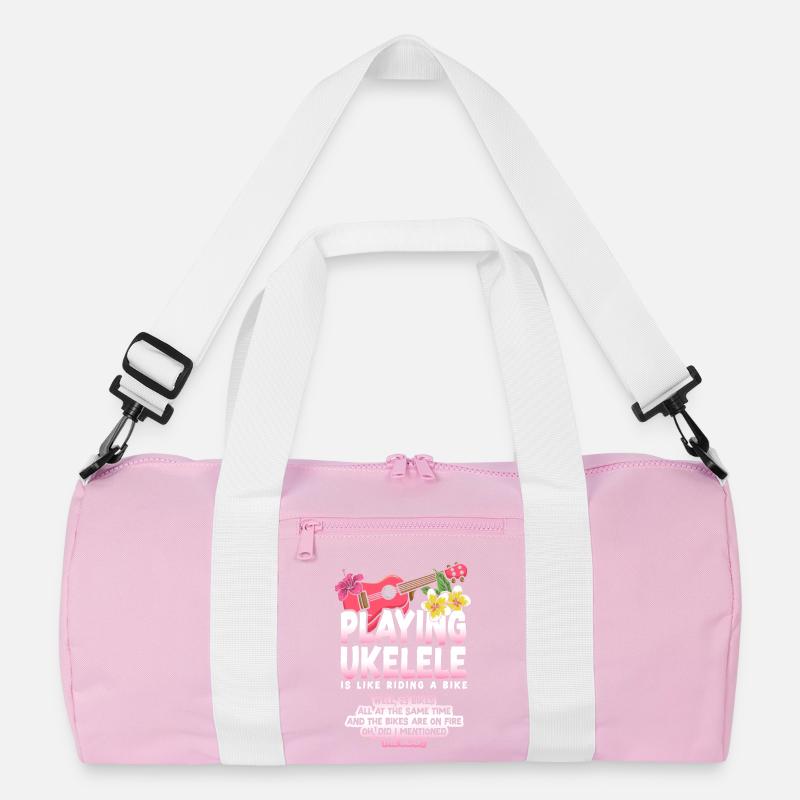Hawaiian Ukulele Uke Playing Recycelte Duffel Bag