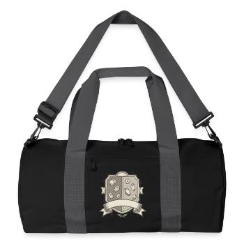 Emblème de conception de l’insigne de l’escalade - Sac de sport recyclé - noir/gris graphite - Devant