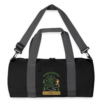 Remise à zéro mentale, Forest Walk Overthinker - Sac de sport recyclé - noir/gris graphite - Devant