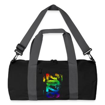 School Child 2026 - School Enrollment - First Grade - Recycled Duffel Bag - black/graphite grey - Front
