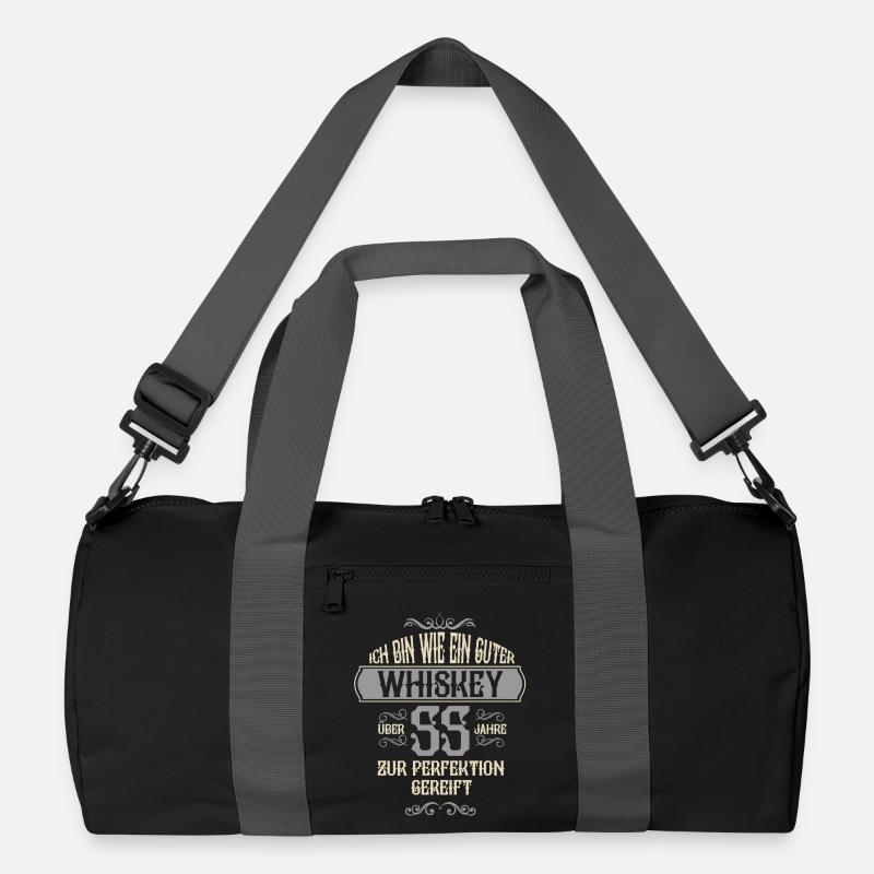 55th birthday 55 years old saying gift Recycled Duffel Bag