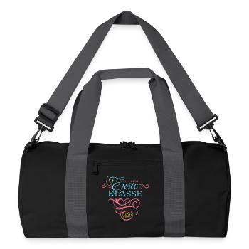 School Child 2026 - School Enrollment - First Grade - Recycled Duffel Bag - black/graphite grey - Front