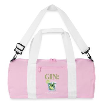 Gin parce que j’aime mes regrets croquants herbaux 43 % - Sac de sport recyclé - rose/blanc - Devant