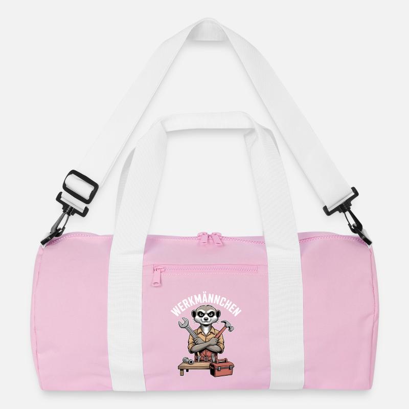 Erdmännchen Echter Heimwerker Mann Handwerker Recycelte Duffel Bag