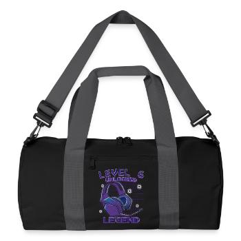 Level Unlocked Legend Headphones - Recycled Duffel Bag - black/graphite grey - Front