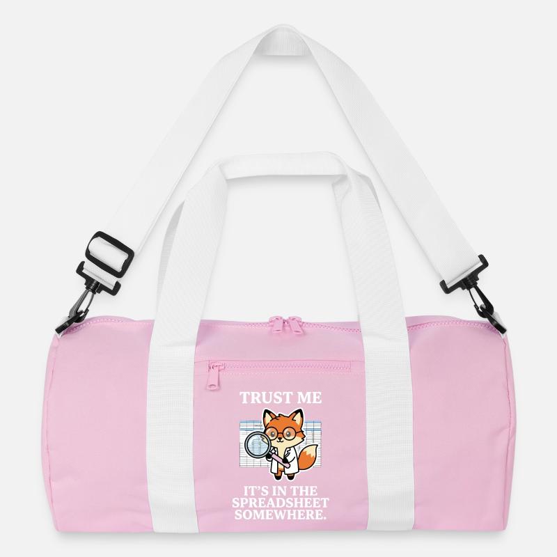 Trust Me It’s In The Spreadsheet Somewhere Fox Recycled Duffel Bag