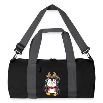 Christmas Christmas Gifts - Recycled Duffel Bag - black/graphite grey - Front