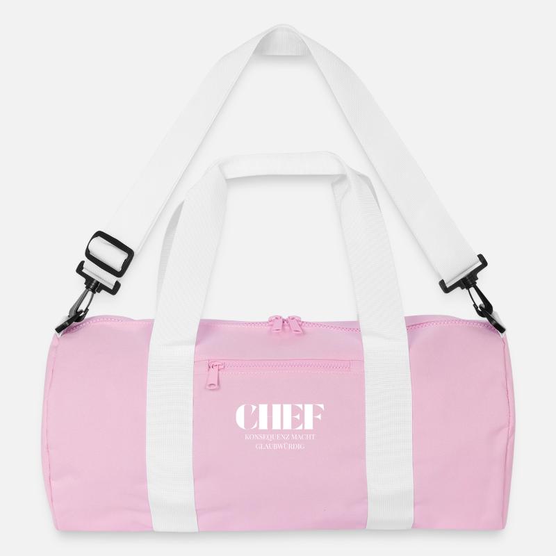 Chef Spruch Konsequenz macht glaubwürdig Recycelte Duffel Bag