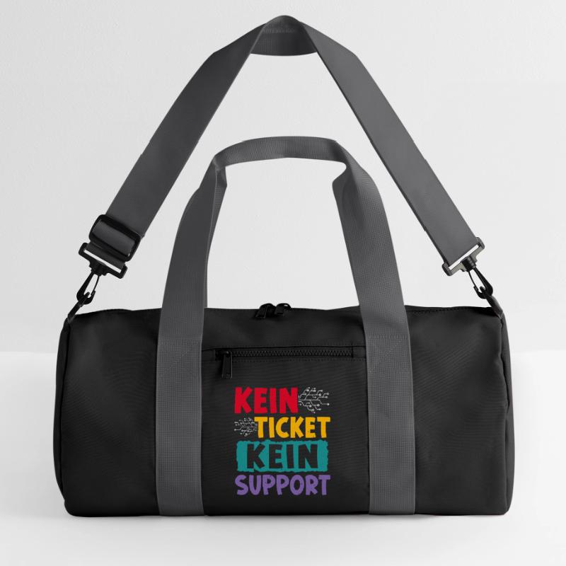Nerd Computer NO TICKET NO PROBLEM FUNNY Recycled Duffel Bag