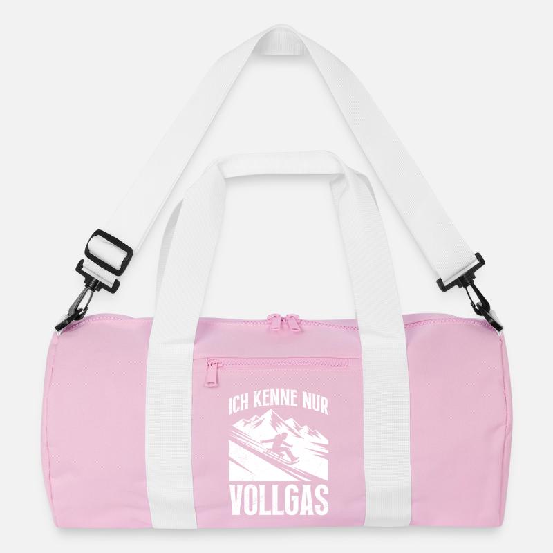 Sled Training I ONLY KNOW FULL THROTTLE FUNNY Recycled Duffel Bag