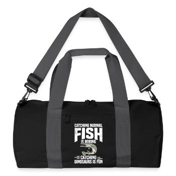  Alligator Gar Fishing Spot Rod Lure Alligator Gar - Recycled Duffel Bag - black/graphite grey - Front