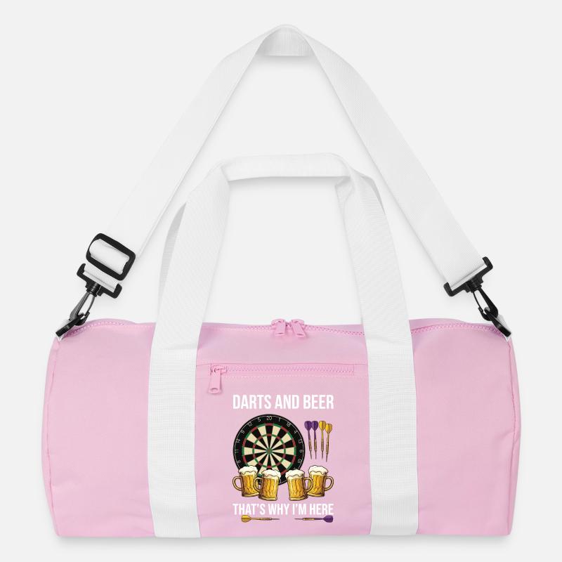 Darts and Beer – That’s Why I’m Here Design Recycelte Duffel Bag