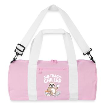 Commander Chiller Commander Chiller Bureau Sloth - Sac de sport recyclé - rose/blanc - Devant