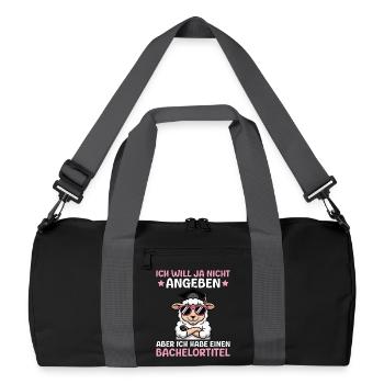 Bachelor's Examination Student Bachelor's Degree - Recycled Duffel Bag - black/graphite grey - Front