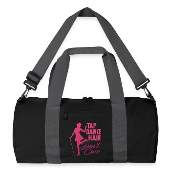 Tap Dance, Tap Dancer, Tap Dancer, Stepper - Recycled Duffel Bag - black/graphite grey - Front