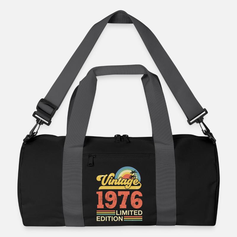 Vintage Jubiläumsgeschenk von 1976 Recycelte Duffel Bag
