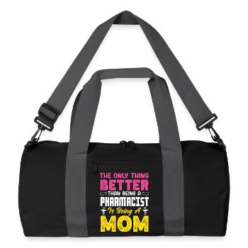 Apotheker Pharmazeutisch-technischer - Recycelte Duffel Bag - Schwarz/Graphitgrau - Vorne