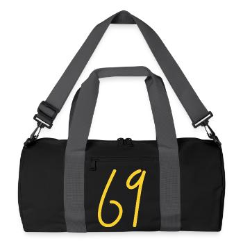 69 - Recycled Duffel Bag - black/graphite grey - Front
