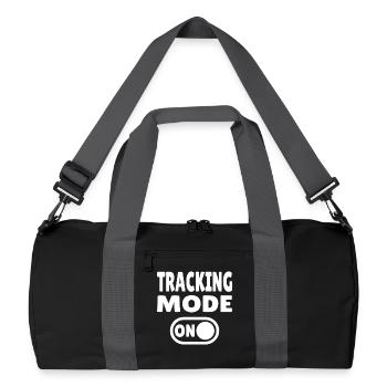 Tracking Mode ON – Tracking Adventure - Recycled Duffel Bag - black/graphite grey - Front