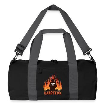 Hardtekk Tekke Allemagne de l’Est - Sac de sport recyclé - noir/gris graphite - Devant