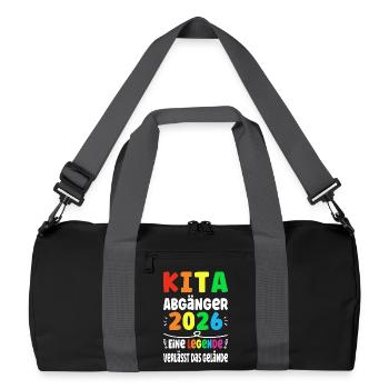 La légende de Kita Graduate 2026 quitte le site - Sac de sport recyclé - noir/gris graphite - Devant