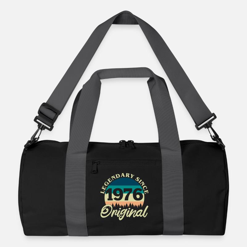 1976 Vintage Retro Original Geburtstagsgeschenk Recycelte Duffel Bag