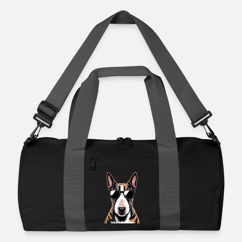 Bullterrier - Recycelte Duffel Bag - Schwarz/Graphitgrau