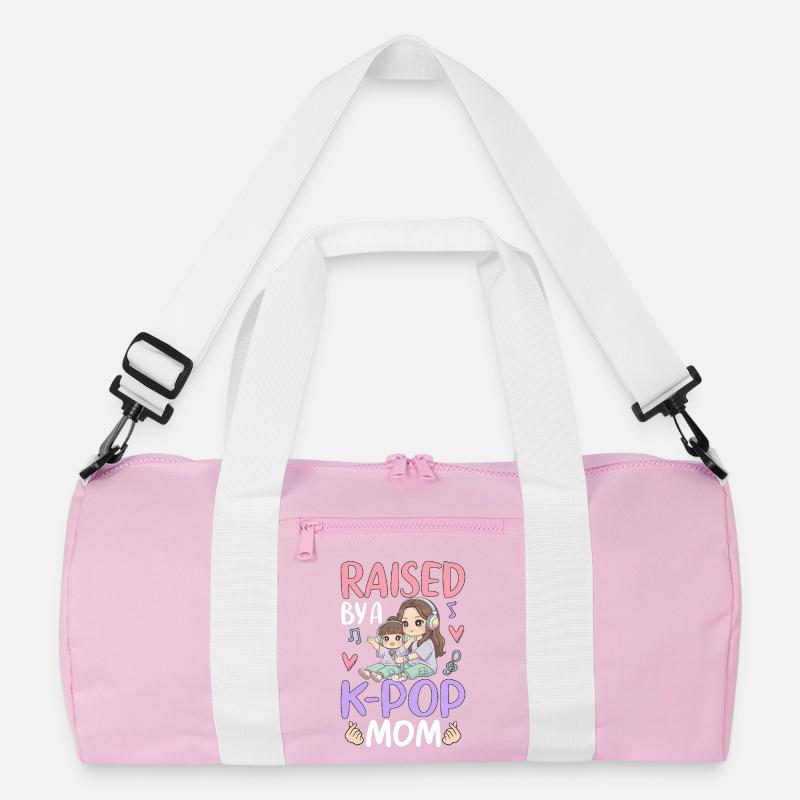 Raised By A K-Pop Mom Recycelte Duffel Bag