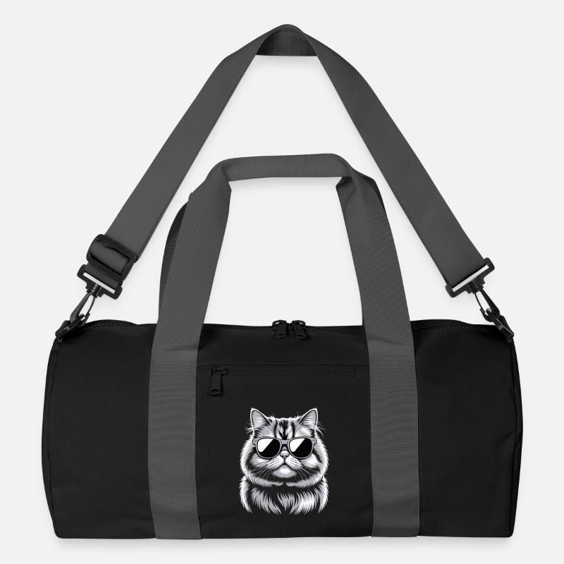 Perserkatze Recycelte Duffel Bag