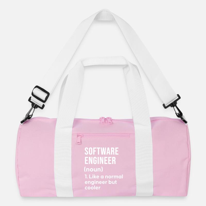 Software Engineer Spruch Shirt Recycelte Duffel Bag