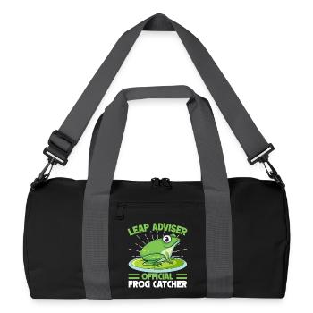 Frog Catcher Leap Adviser Frog - Recycled Duffel Bag - black/graphite grey - Front