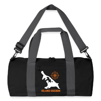 Island USEDOM BALTIC SEA Holiday Lighthouse Funny - Recycled Duffel Bag - black/graphite grey - Front