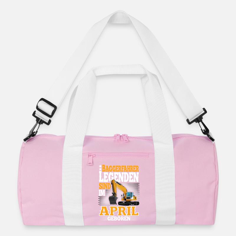 Baggerfahrer Geburtstag April Recycelte Duffel Bag