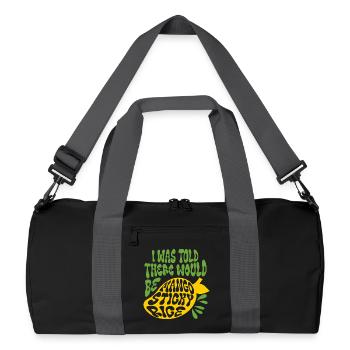 Mango Sticky Reis - Recycelte Duffel Bag - Schwarz/Graphitgrau - Vorne