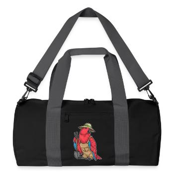 Jardin de pelles du jardinier perroquet-gars - Sac de sport recyclé - noir/gris graphite - Devant