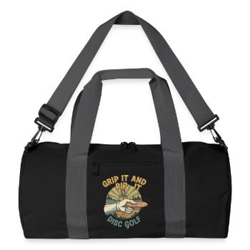 Saisis-le et déchire Disc Golf Flying Disc - Sac de sport recyclé - noir/gris graphite - Devant