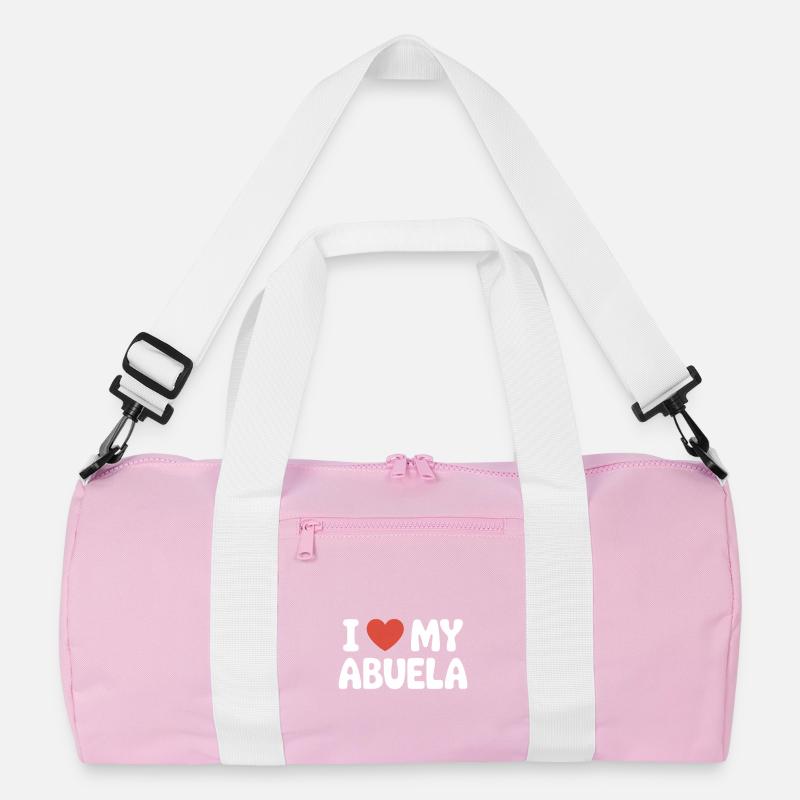 Ich liebe meine Großmutter Recycelte Duffel Bag